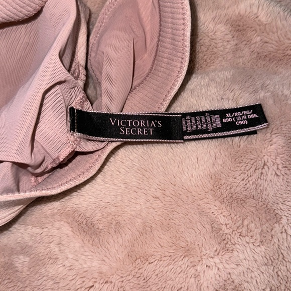 Victorias Secret Pink/Flesh Sport Strappy Back Sports Bra XL - Pink/Flesh - Picture 6 of 8